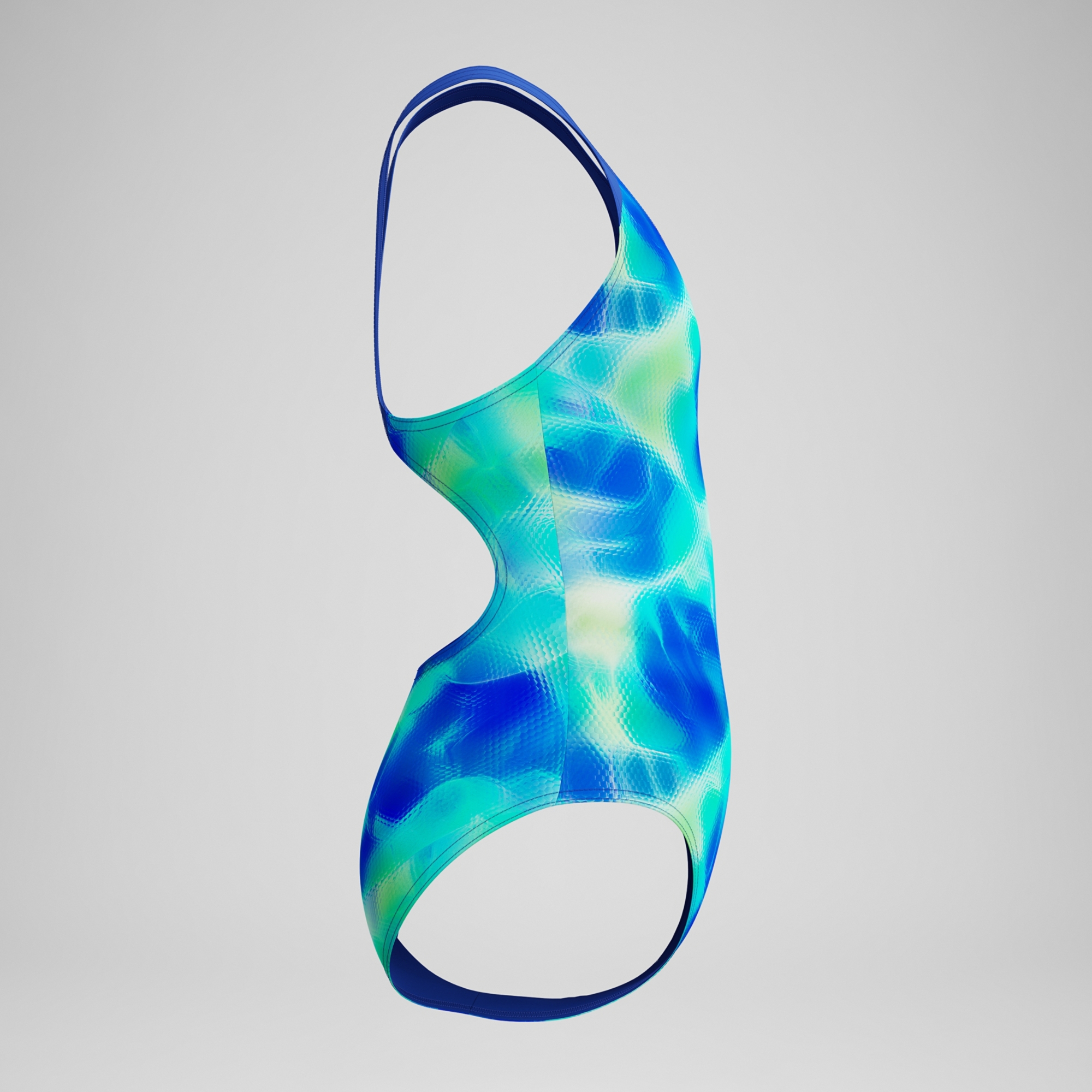 Speedo Print Splashback One Piece (Blue) back