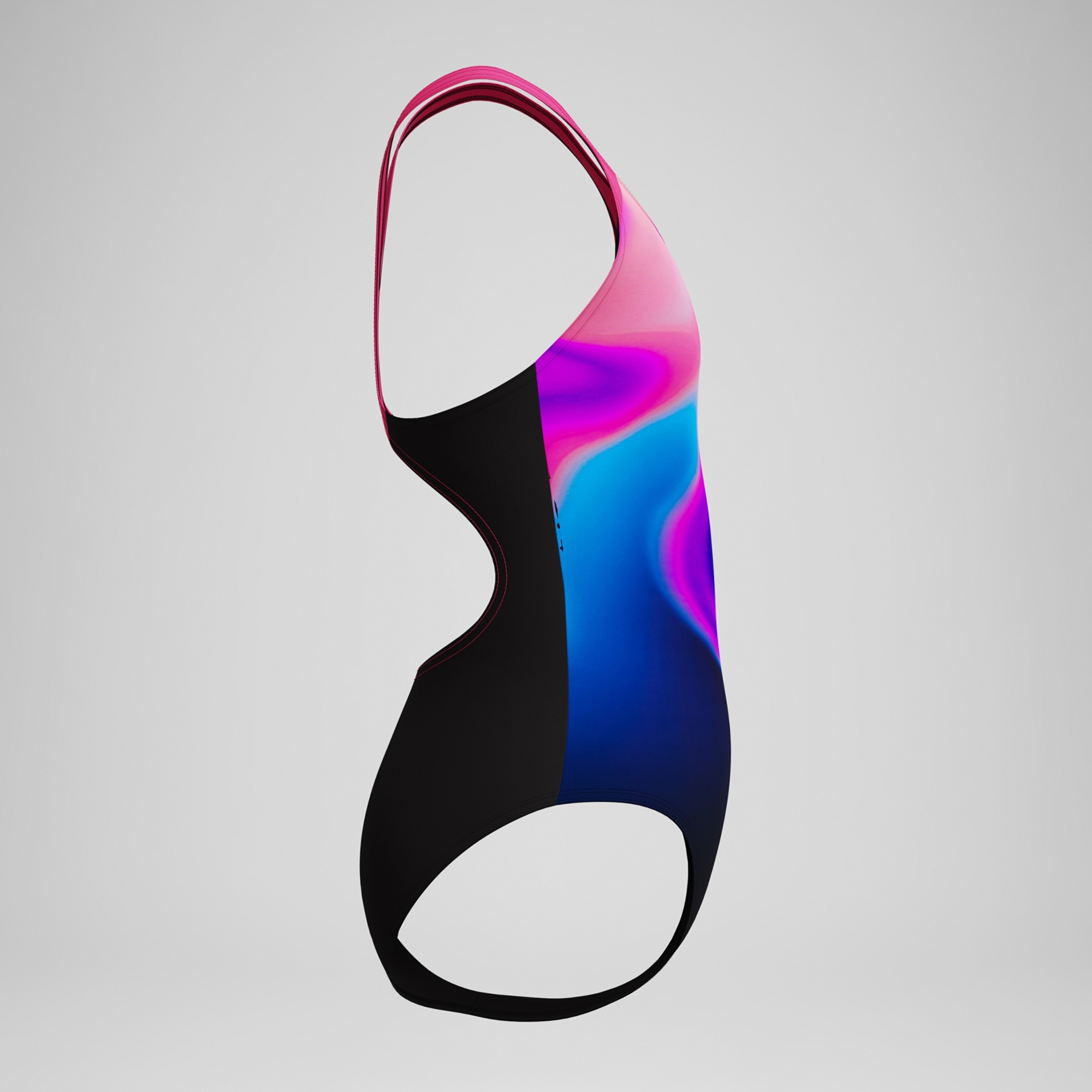 Speedo Print Splashback One Piece (Pink) back