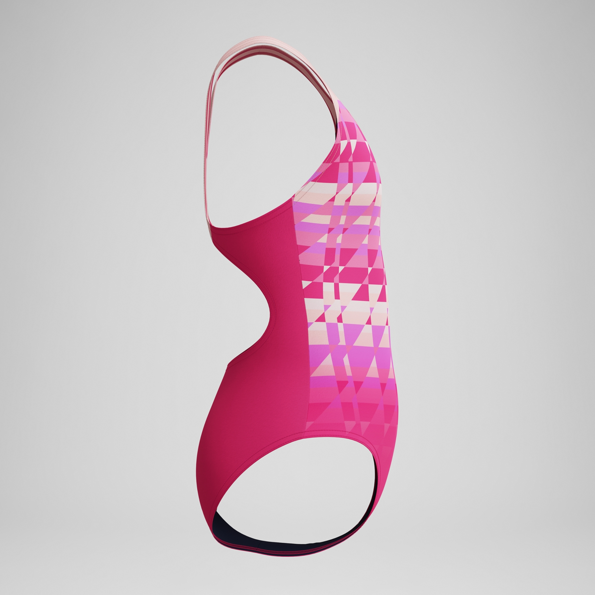 Speedo Print Splashback One Piece (Pink/Alt) back