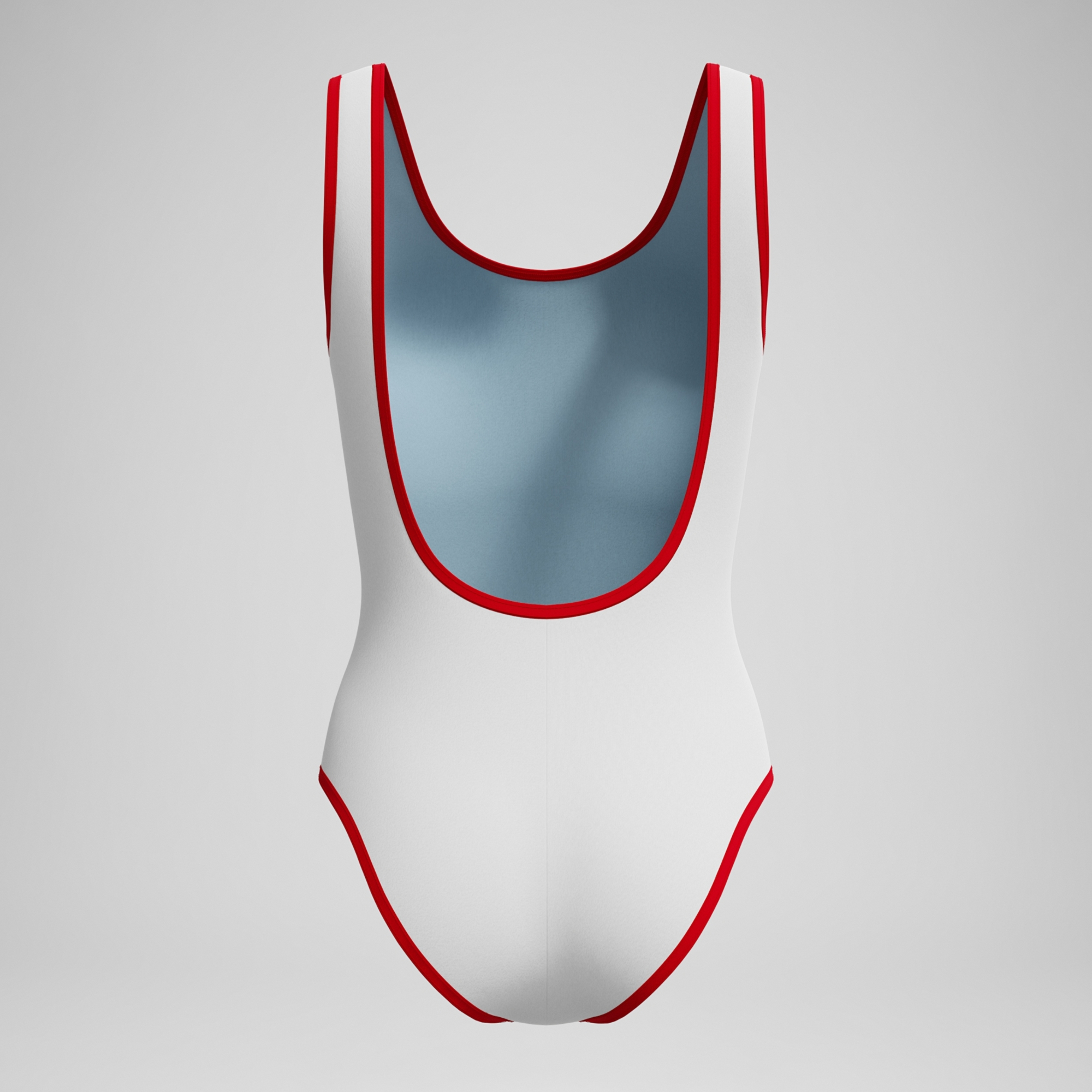 Speedo Solid Bound Scoop One Piece back
