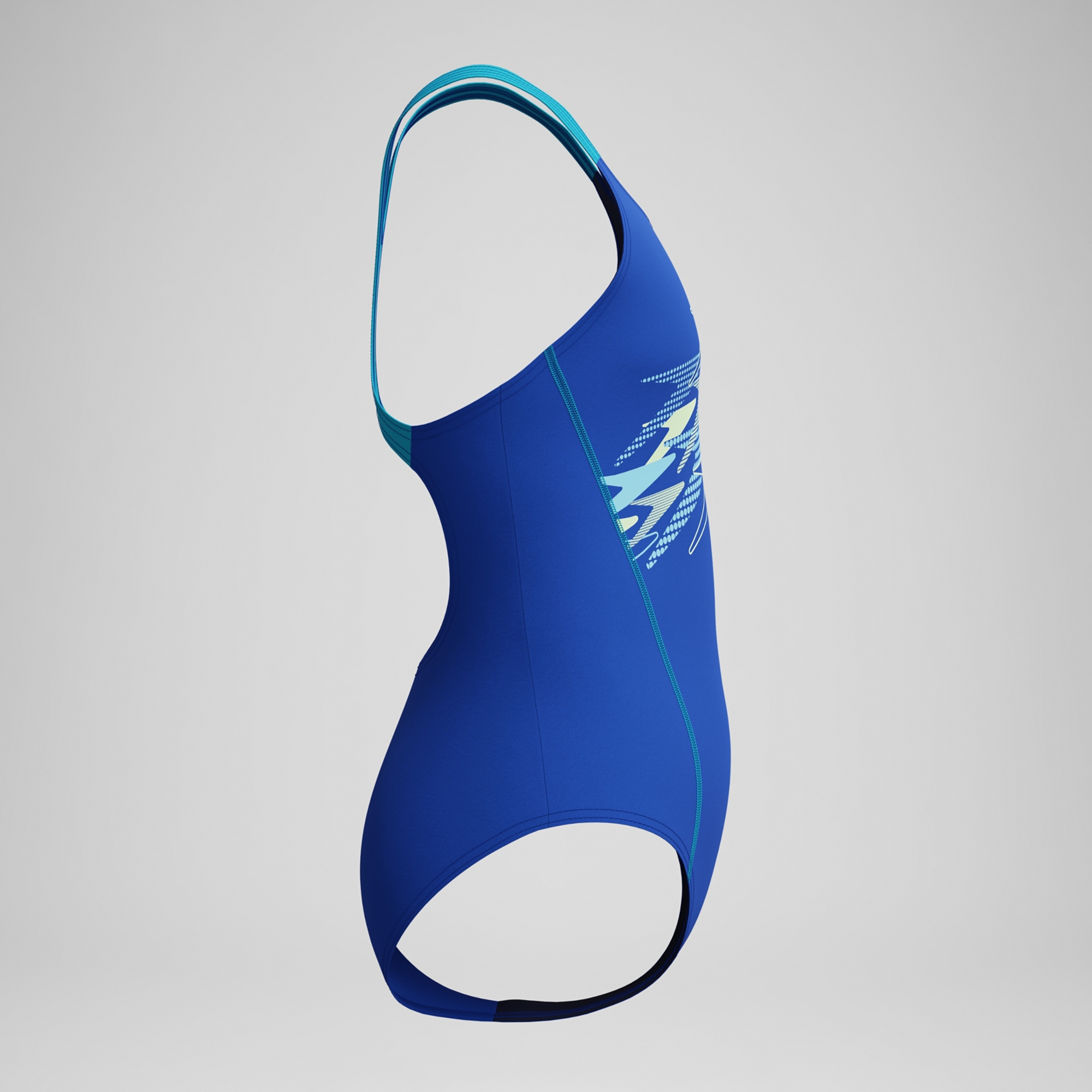 Speedo Medley Logo Medalist One Piece back