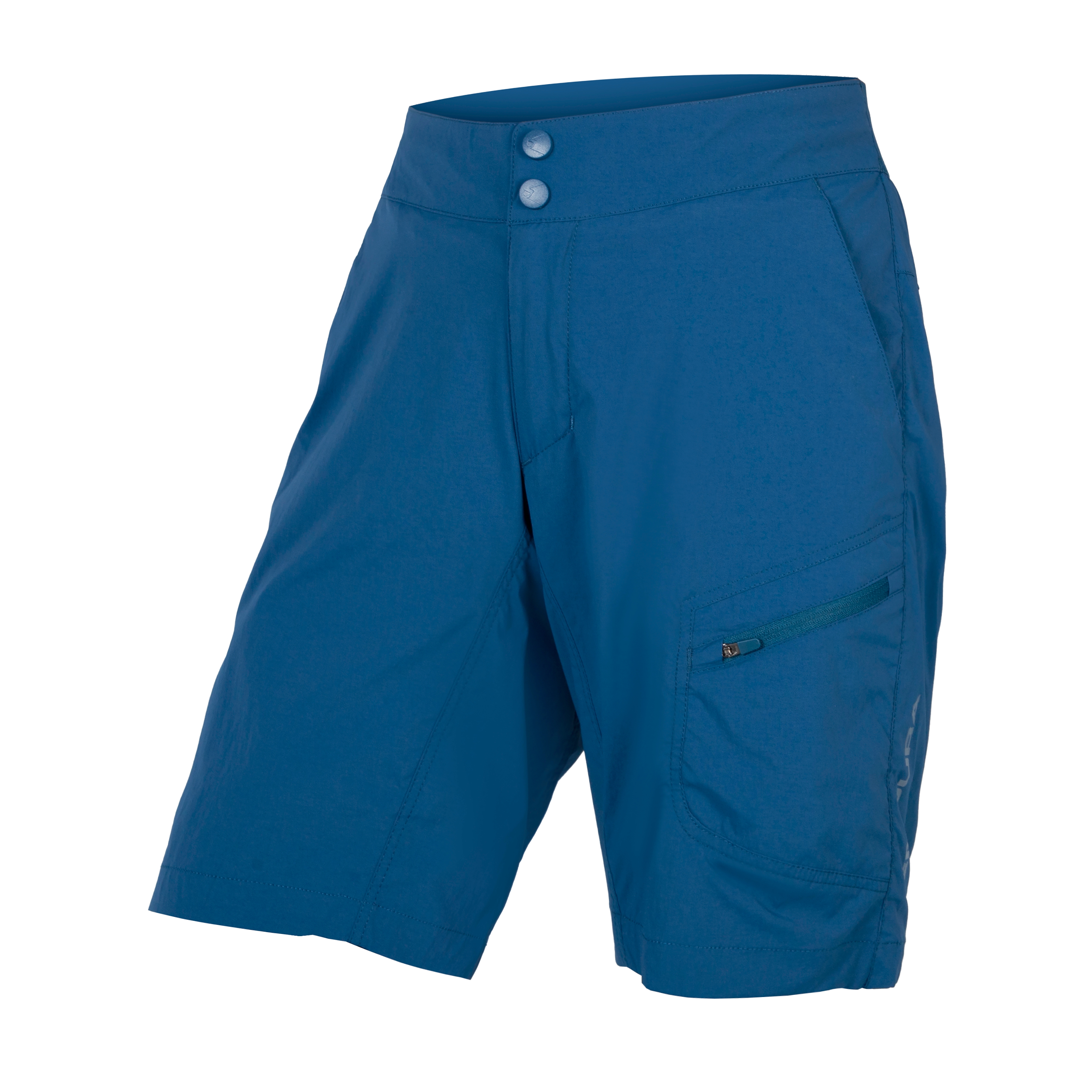 Short De Cyclisme Femme Descente Strata Endurance – Rembourré, Taille XS, Noir Et Bleu, Neuf